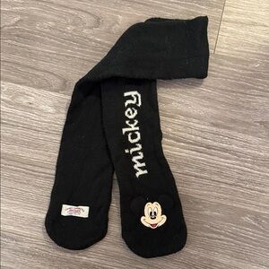 Vintage Black Mickey Mouse Scarf / muffler